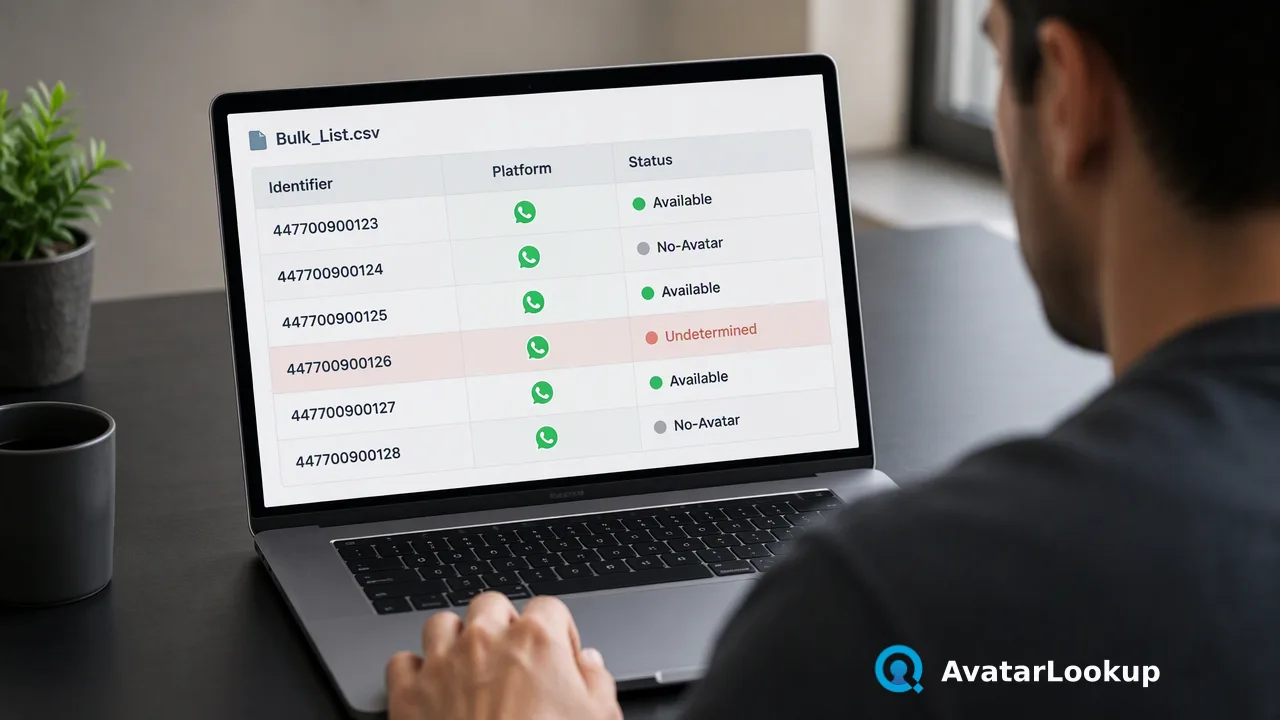 Ilustrasi alur kerja AvatarLookup untuk Cara Memisahkan Hasil Tersedia, Tanpa Avatar, dan Belum Ditentukan
